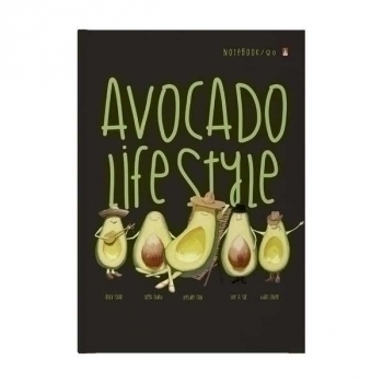 Блокнот А4 80л престиж AVOCADO STYLE, клетка, тв. обл., глянц. ламинация арт.3-80-060/15 Блокнот А4 80л престиж AVOCADO STYLE, клетка, тв. обл., глянц. ламинация арт.3-80-060/15