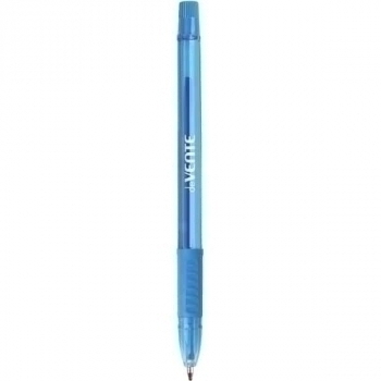 Ручка шариковая deVENTE Triolino Translucent, 0.7мм, игольч. узел, Speed Pro, полупр..трехгр.корп., синяя арт.5073842