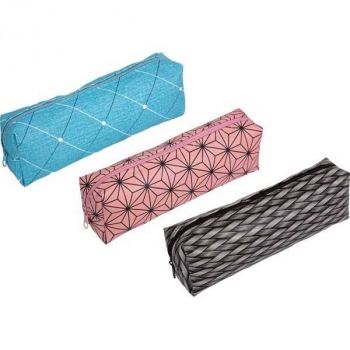 Пенал мягкий прямоугольный 200х70х35 Attomex Net, искусственная кожа с рисунком, ассорти арт.7020303