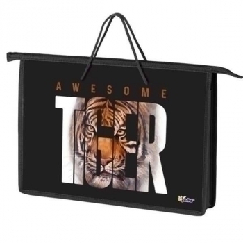 Папка А4 с ручками, пластик арт. ПТ-15 Tiger Папка А4 с ручками, пластик арт. ПТ-15 Tiger