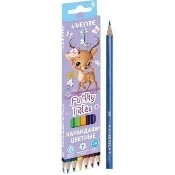 Карандаши deVENTE 06цв Funny Tales 2М, шестигранные, в картонной уп. арт.5021315