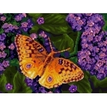 Алмазная мозаика LORI 30*40см Фиолетовые цветочки (частичное заполнение, без деревянного подрамника) арт.Ам-010 Алмазная мозаика LORI 30*40см Фиолетовые цветочки (частичное заполнение, без деревянного подрамника) арт.Ам-010