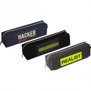 Пенал мягкий прямоугольный 210х60х40 deVENTE Super BLACK, текстиль на молнии, ас-ти 3 дизайна арт.7029333