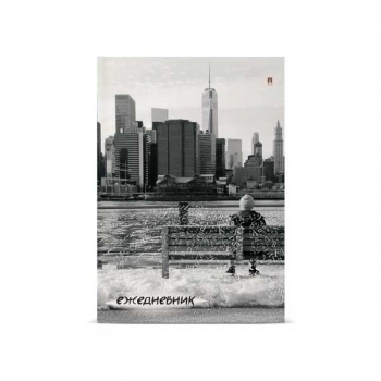 Ежедневник А6 110*146мм, недатир. Альт клетка Город ангелов, 256 стр, глянцевая ламинация арт.3-028/28