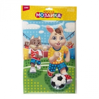 Набор для детского творчества - Мягкая мозаика. Большой набор Футболисты, 4+ арт.Кэ-022