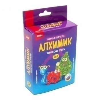 Набор для детского творчества - Химические опыты 2 в 1 Полимерные червяки и Кристаллическая елочка арт.Оп-072