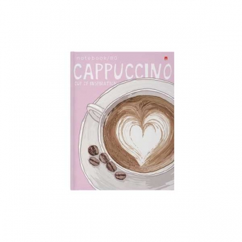 Блокнот А6 80л. престиж Счастье в кофе, клетка, тв. обл., глянц. ламинация арт.3-80-005/38