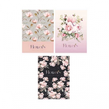 Тетрадь А4 48л в клетку ArtSpace Цветы. Beautiful flora арт.Т48А4к_46497
