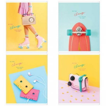 Тетрадь 48л в клетку ArtSpace Стиль. Be the change арт.Т48к_42898