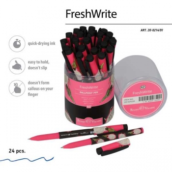 Ручка шариковая Bruno Visconti FreshWrite. Fresh  fruity. Питахайя, 0,7мм, синяя арт.20-0214/91