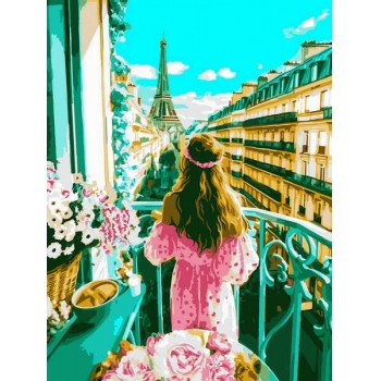 Набор для рисования по номерам, картина 28х38 см В городе мечты (основа на карт, краски, кисть) арт.Кпн-265 Набор для рисования по номерам, картина 28х38 см В городе мечты (основа на карт, краски, кисть) арт.Кпн-265