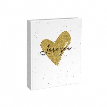 Фотоальбом 13х17см, 100 фото 10х15см, ArtSpace My Heart, ПП карман, переплет-термосварка  арт. PA_22353