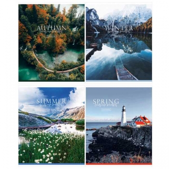 Тетрадь 96л в клетку ArtSpace ЭКОНОМ Путешествия. Чарующая красота арт.Т96кЭ_36450