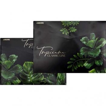 Папка-конверт А4 (335x240мм) на кнопке deVENTE Tropicana, 180 мкм, непрозрачная с рисунком арт. 3071225