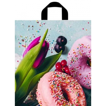 Мешок 44х40см ПВД 75мкм с петлевой ручкой, Яркий натюрморт арт.н00232643