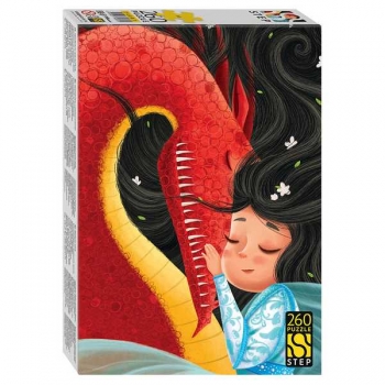 Пазл 260 эл. Девочка и дракон, 240х345, 6+ арт.74081