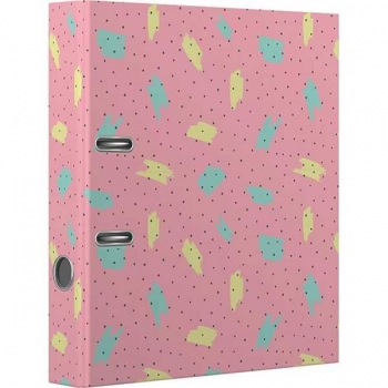 Файл-регистратор А4/75мм deVENTE Pastel розовая арт.3090102