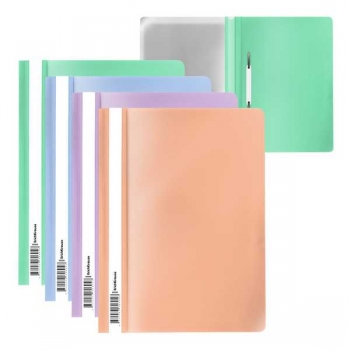 Папка-скоросшиватель A4 ErichKrause Matt Pastel Bloom, ассорти арт.61129 Папка-скоросшиватель A4 ErichKrause Matt Pastel Bloom, ассорти арт.61129