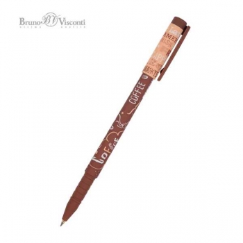 Ручка шариковая Bruno Visconti FunWrite. Coffee Time. Латте 0,5мм, синяя арт.20-0212/68