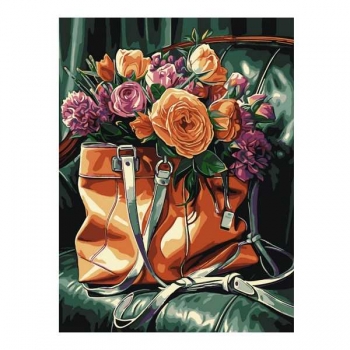 Набор для рисования по номерам, картина 31х40 см Сумка счастья (холст на подрамнике, краски, кисть) арт.Рх-140 Набор для рисования по номерам, картина 31х40 см Сумка счастья (холст на подрамнике, краски, кисть) арт.Рх-140