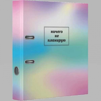 Файл-регистратор А4/75мм deVENTE Ничего не планирую  арт.3090126