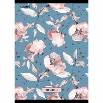 Тетрадь А4 80л в клетку deVENTE Pink Flowers на скобе арт.2058206