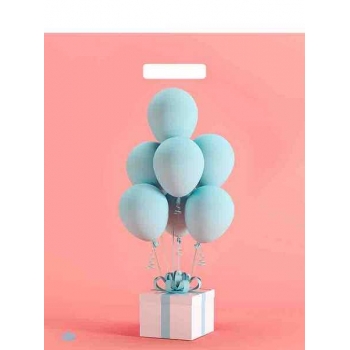 Мешок 45х38см ПВД 60мкм глянцевый с вырубной ручкой, Воздушный сюрприз арт.н00255515