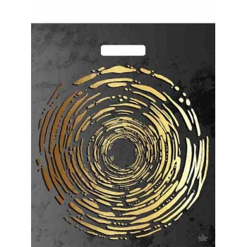 Мешок 45х38см ПВД 60мкм глянцевый с вырубной ручкой, Золотой круг арт.н00255512