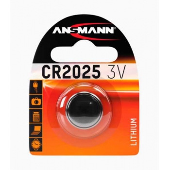 Батарейка ANSMANN CR2025  Lithium Coin Cell (3V) в блистере арт.5020142 Батарейка ANSMANN CR2025  Lithium Coin Cell (3V) в блистере арт.5020142