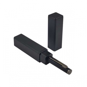 Ручка Bruno Visconti FIRENZE шарик.автомат.в прямоуг.тубусе,1,0мм,синяя,черный мет.корпус,черный футляр арт.20-0298/03