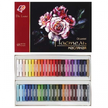 Пастель Люкс 48 цв. масляная, мелки круглой формы в бумажной обертке арт.30С 1940-08