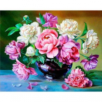 Алмазная мозаика 40*50см Яркий букет арт.ND4