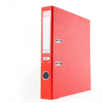 Файл-регистратор А4/50мм ПВХ ЭКО Deli красный арт.CF819-RD