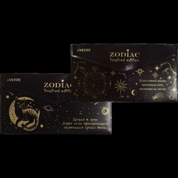 Папка-конверт Travel (260x140мм) на кнопке deVENTE Zodiac, 180 мкм, непрозр. с рис., 2 дизайна ас-ти арт.3071312 Папка-конверт Travel (260x140мм) на кнопке deVENTE Zodiac, 180 мкм, непрозр. с рис., 2 дизайна ас-ти арт.3071312