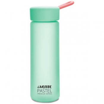 Бутылочка пластиковая deVENTE Pastel 500 мл, пастельная бирюз. c роз. петелькой арт.8090940 Бутылочка пластиковая deVENTE Pastel 500 мл, пастельная бирюз. c роз. петелькой арт.8090940