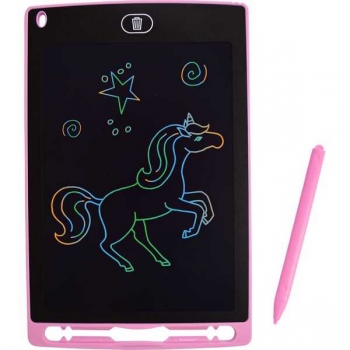 Планшет для рисов. графич. deVENTE 150x200 мм, 8,5 дюймов, стилус, инд. упак, розовый арт.4030307