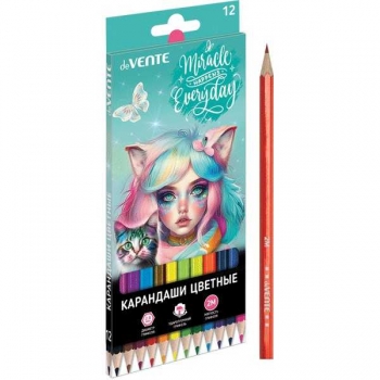 Карандаши deVENTE 12цв Miracle 2М, шестигранные, в картонной уп. арт.5022413