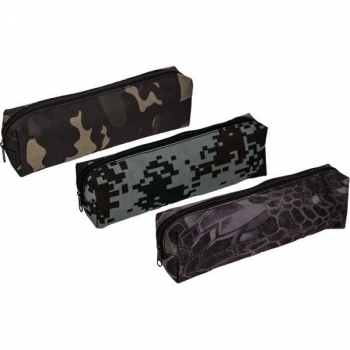 Пенал мягкий прямоугольный 200х70х35 Attomex Camouflage, текстильный с рис., ассорти 3 дизайна арт.7025407