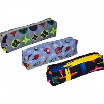 Пенал мягкий прямоугольный 200х70х35 Attomex City Life, текстильный с рис., ассорти 3 дизайна арт.7025415