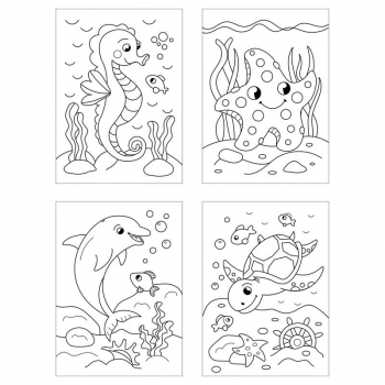 Книжка-раскраска А4 16стр Мульти-Пульти Чебурашка. Апельсиновый переполох, с наклейками арт.РА4н_54248