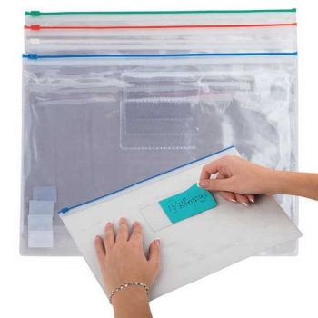 Папка на молнии  А5 deVENTE (240x170x30 мм) Degrade,180 мкм, непрозрач. с рис, тиснение фольгой арт.3072342