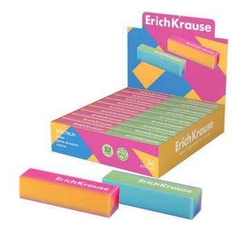 Ластик ErichKrause Spectrum ассорти арт.60784