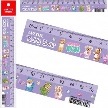 Линейка 16 см deVENTE Teddy Bear пластиковая с дизайном арт.5091403
