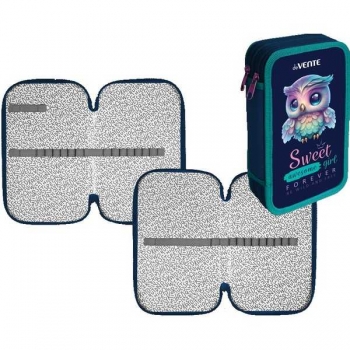 Пенал л/т 2-отдел. 205х120 deVENTE Happy Owl, конгрев, фольга арт.7012405