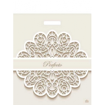 Мешок 48х42см ПВД 90мкм с вырубной ручкой, Перфекто Гипюр арт.н00255546