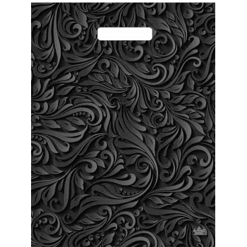 Мешок 40х31см ПВД 60мкм ламинированный с вырубной ручкой, Винтажные узоры арт.н00255469