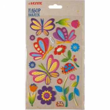 Наклейки deVENTE  12*20 см Summer day, объемные, блистер арт.8002116 Наклейки deVENTE  12*20 см Summer day, объемные, блистер арт.8002116