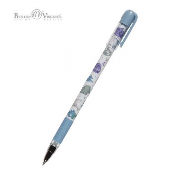 Ручка шариковая Bruno Visconti MagicWrite. Акулы, 0.5мм, синяя арт.20-0240/39 Ручка шариковая Bruno Visconti MagicWrite. Акулы, 0.5мм, синяя арт.20-0240/39