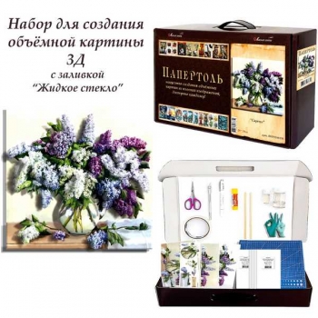 Набор папертоль Сирень 29*29см. арт.ВНРТ180170