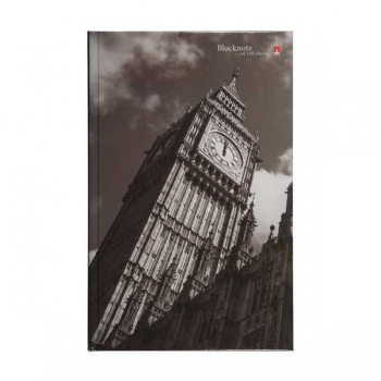 Блокнот А5 160л. престиж ГОРОДА, клетка, тв. обл., глянц. ламинация арт.3-160-074/33